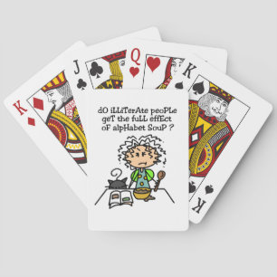 Jeu De Cartes Illettrer l'Humour populaire