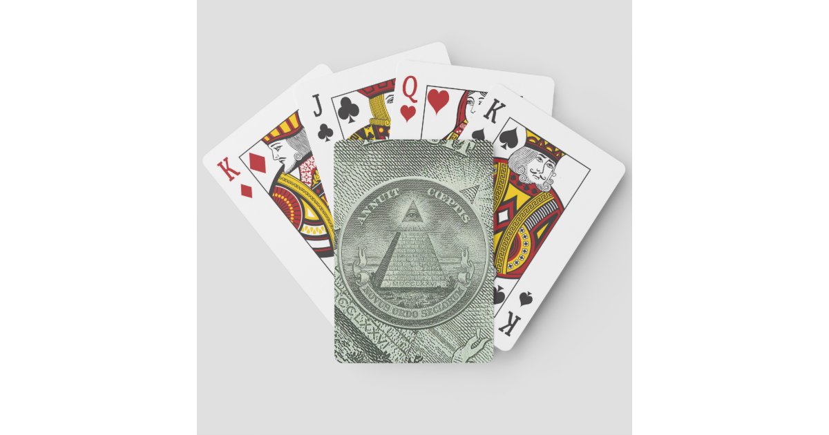 Jeu De Cartes Illuminati Tous les yeux Zazzle.be