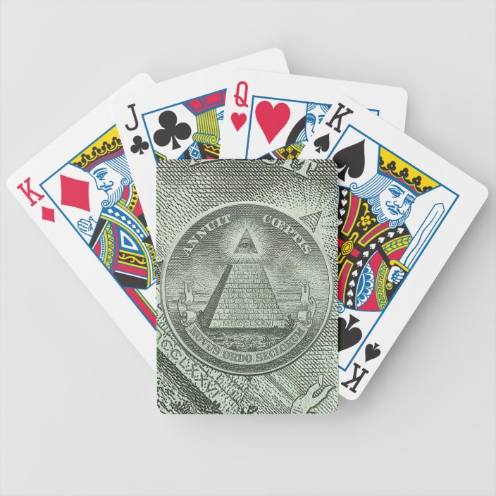 Jeu De Cartes Illuminati tout l'oeil voyant Zazzle.be