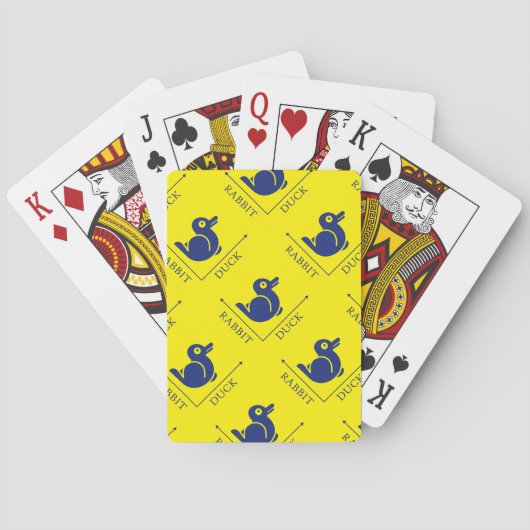 Jeu De Cartes Illusion de lapin de canard (dos)