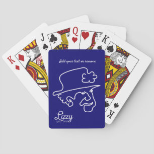 Jeu De Cartes Illustration amusante de la reine Elizabeth II,