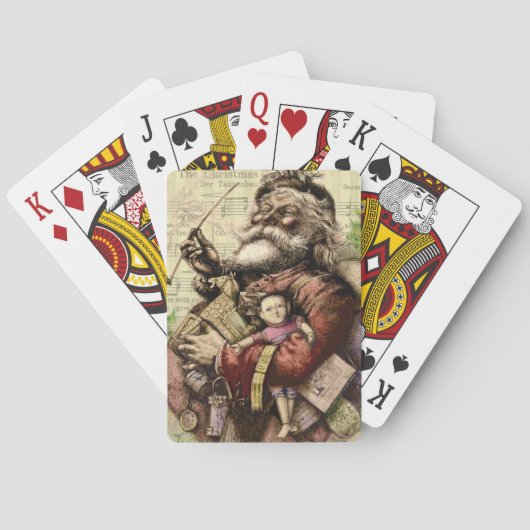 Jeu De Cartes Illustration classique de Thomas Nast représentant (dos)