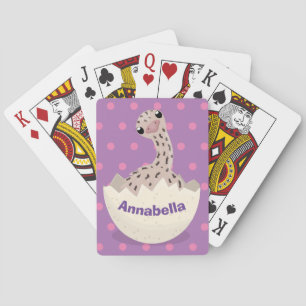 Jeu De Cartes Illustration d'autruche pour bébé à couver mignon