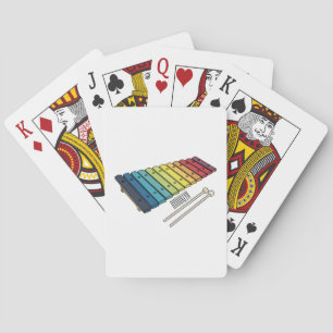 Jeu De Cartes Illustration de bande dessinée en Xylophone