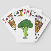 Jeu De Cartes Illustration de Broccoli (dos)