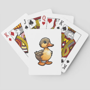 Jeu De Cartes Illustration de canard de dessin