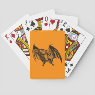 Jeu De Cartes Illustration de chauve-souris vampire vintage 1800
