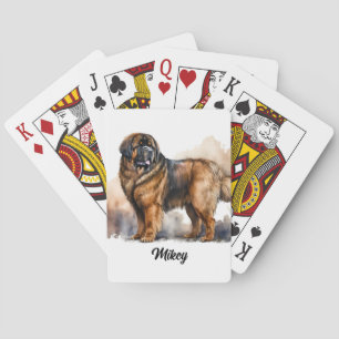 Jeu De Cartes Illustration de chien mignon - Mastiff tibétain