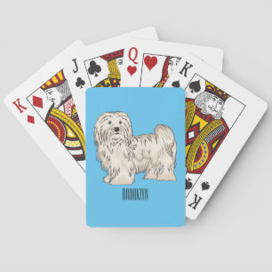 Jeu De Cartes Illustration de dessin de chien de Havan