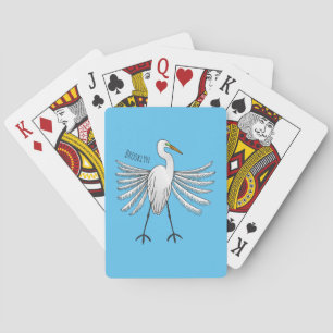 Jeu De Cartes Illustration de dessin d'oiseau de grand feu