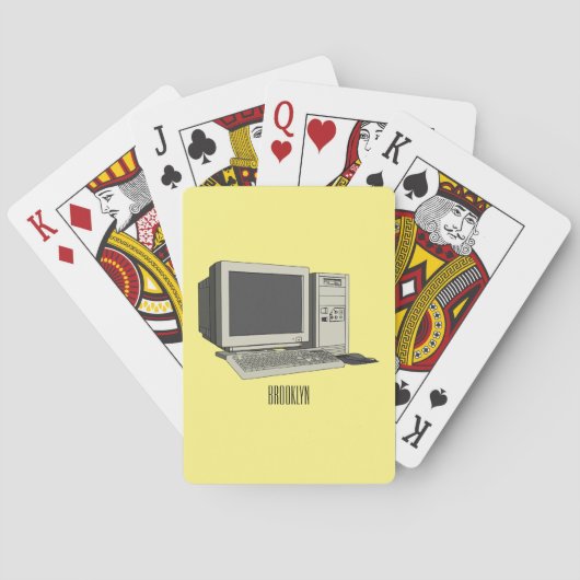 Jeu De Cartes Illustration de dessin sur ordinateur (dos)