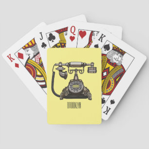 Jeu De Cartes Illustration de dessin téléphonique