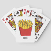 Jeu De Cartes Illustration de frites (dos)