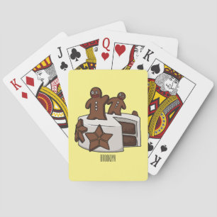 Jeu De Cartes Illustration de gâteau de pain d'épices