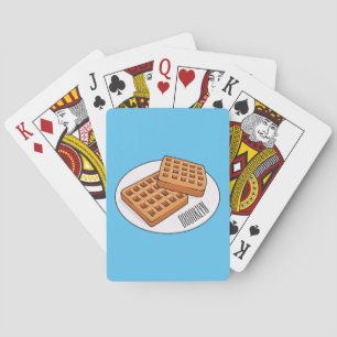 Jeu De Cartes Illustration de gaufre