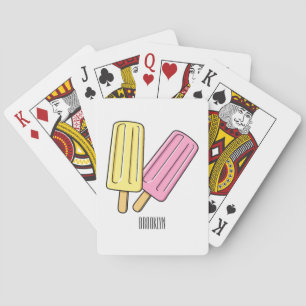 Jeu De Cartes Illustration de Ice pop