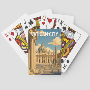 Jeu De Cartes Illustration de la place Saint-Pierre à la Cité du