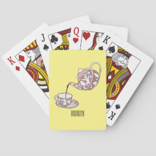 Jeu De Cartes Illustration de la série Teacup