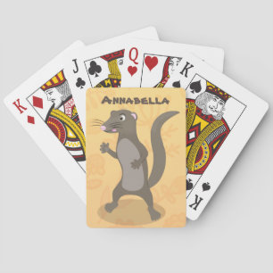 Jeu De Cartes Illustration de mignonne mangouste
