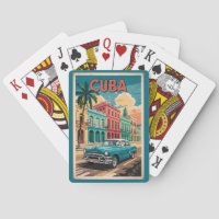 Illustration de voiture classique de Cuba Art de v