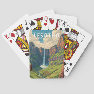 Jeu De Cartes Illustration de voyage artistique vintage du Lesot