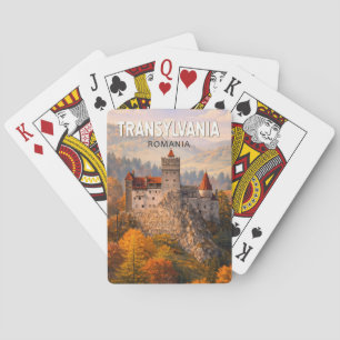 Jeu De Cartes Illustration de voyage en Transylvanie Roumanie Ar