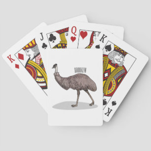 Jeu De Cartes Illustration d'Emu bird