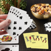 Jeu De Cartes Illustration des outils de menuiserie (In Situ)