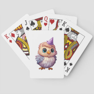 Jeu De Cartes Illustration d'oiseau de dessin