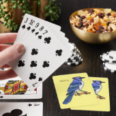 Jeu De Cartes Illustration d'oiseau de jay bleu (In Situ)
