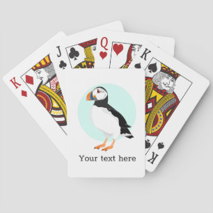 Jeu De Cartes Illustration d'oiseaux de pouffin
