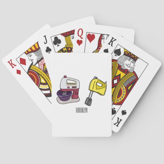 Jeu De Cartes Illustration du mixer (dos)