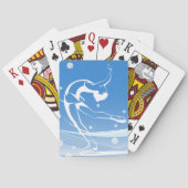Jeu De Cartes Illustration du sport de patinage sur glace (dos)
