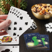 Jeu De Cartes Illustration du ver vert mou (In Situ)