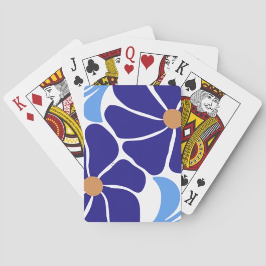 Jeu De Cartes Illustration florale (dos)