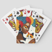Jeu De Cartes Illustration graphique de Cat Lady (dos)