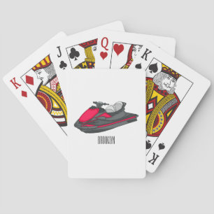 Jeu De Cartes Illustration Jet ski