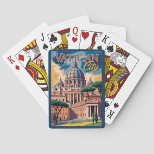 Jeu De Cartes Illustration picturale de la Cité du Vatican Art d
