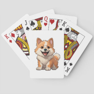 Jeu De Cartes Illustration pour chien de dessin