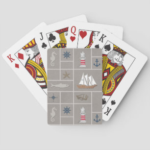 Jeu De Cartes Illustration thématique marine
