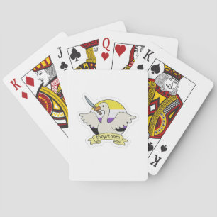 Jeu De Cartes Ils Goose Non binaire LGBT Pride Mois