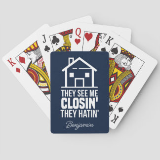 Jeu De Cartes Ils Me Voient Fermer Agent Immobilier Gag Personna