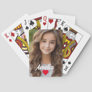 Jeu De Cartes Image personnalisée script moderne Nom amour