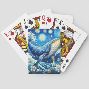 Jeu De Cartes Imaginaire Belle baleine Etoiles Mer