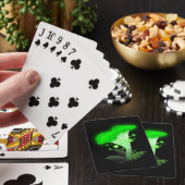 Jeu De Cartes Imaginaire Chanterelle Champignon vert brillant (In Situ)