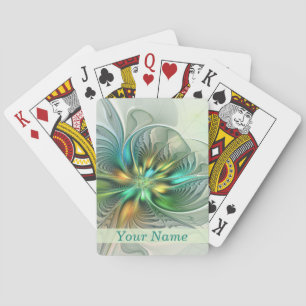 Jeu De Cartes Imaginaire coloré Art Abstrait moderne Nom de la f