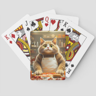 Jeu De Cartes Imaginaire Cute Big Eyes Chat