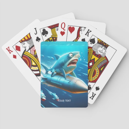 Jeu De Cartes Imaginaire Cute Requin Torpedo Mer (dos)