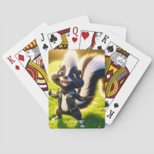Jeu De Cartes Imaginaire Cute Skunk Punk Style