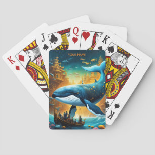 Jeu De Cartes Imaginaire Cute Vivid Majestic Grande baleine